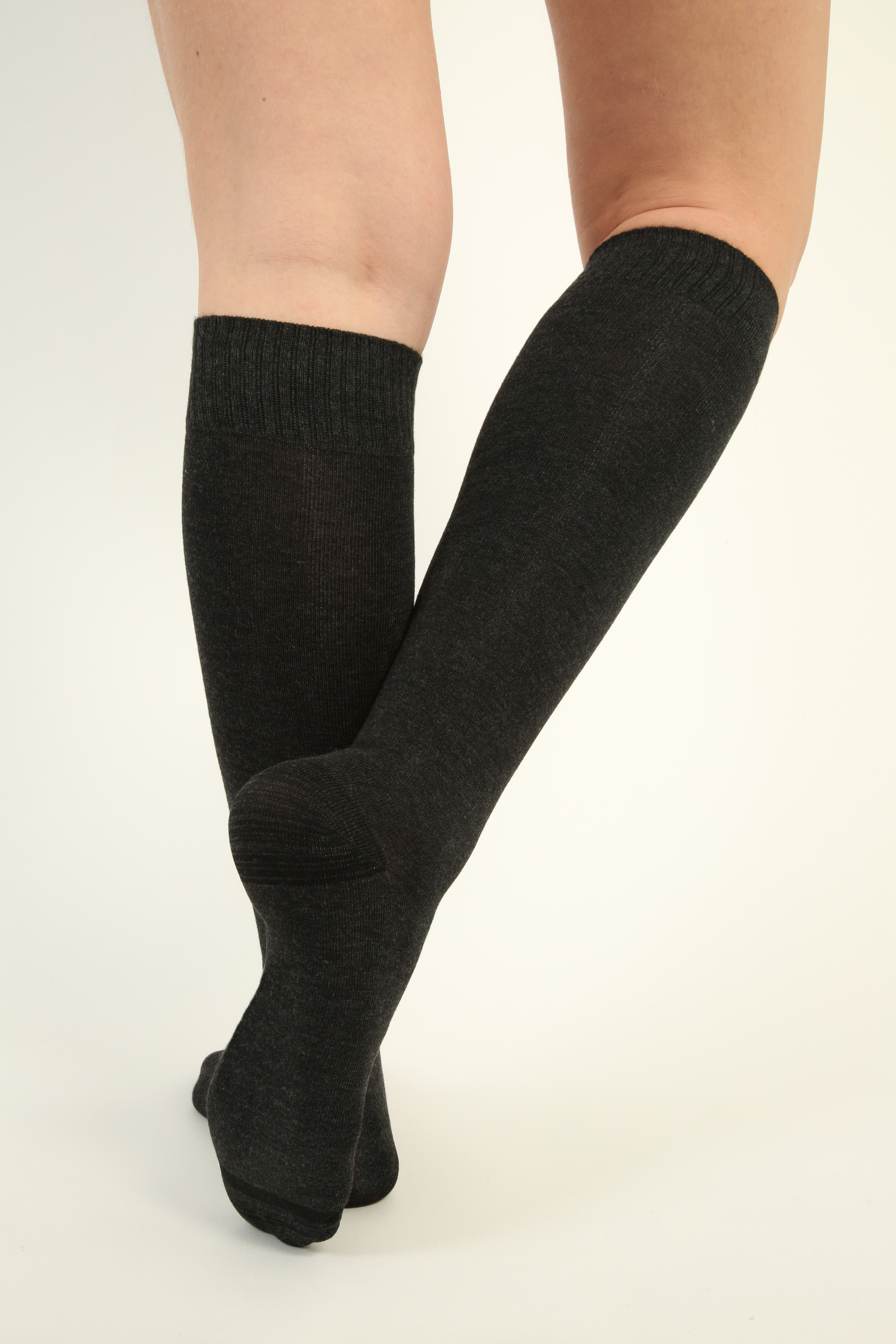 Knee-High Bamboo Socks - Melange